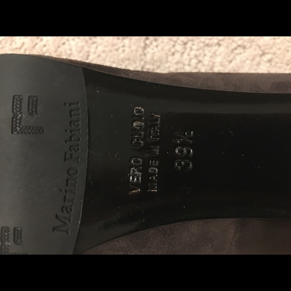 NEW MARINO FABIANI Luxury Beautiful chocolate suede shoes with Exclusive Details - Picture 8 of 8